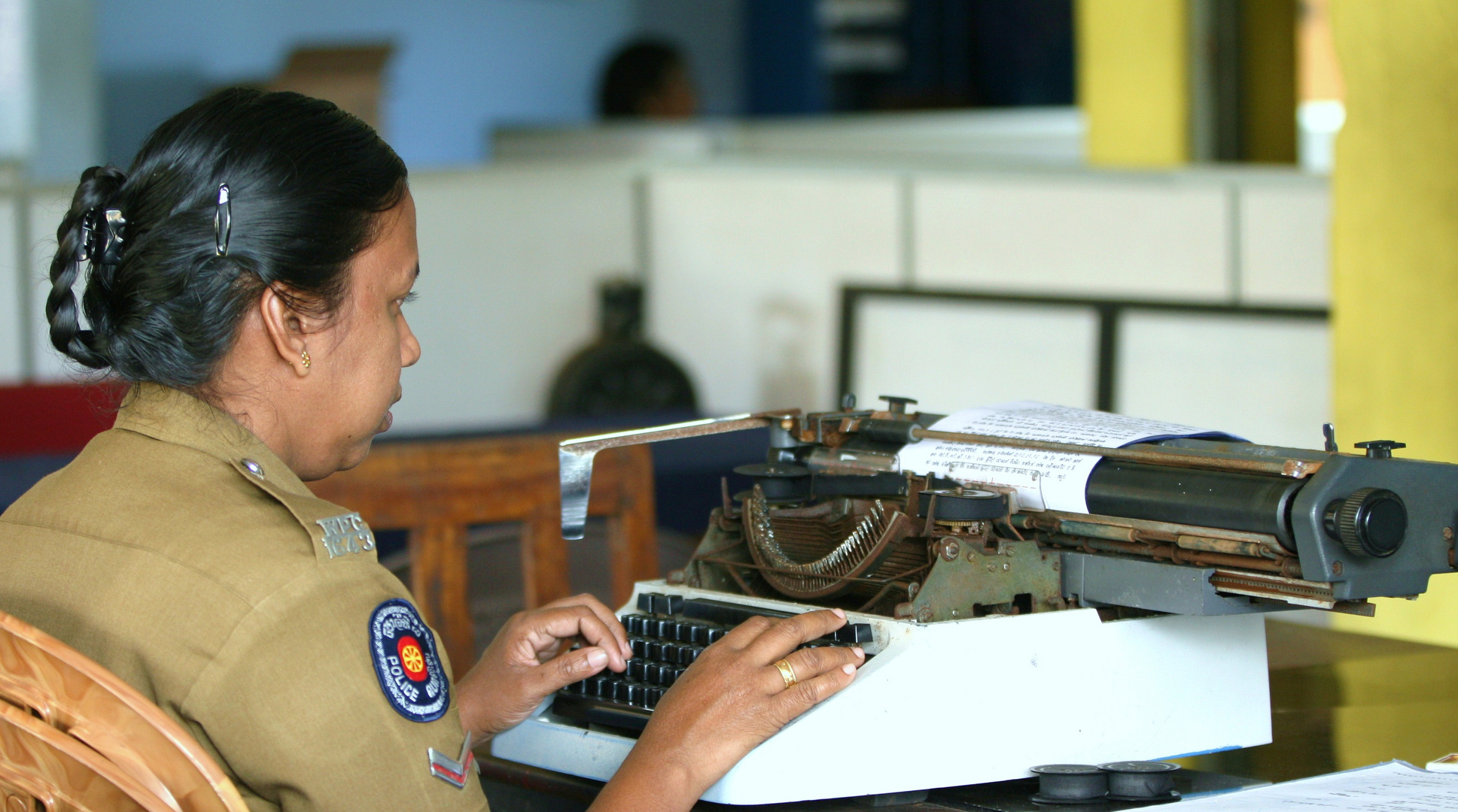 Technischer Fortschritt bei der Polizei in Sri Lanka 2012