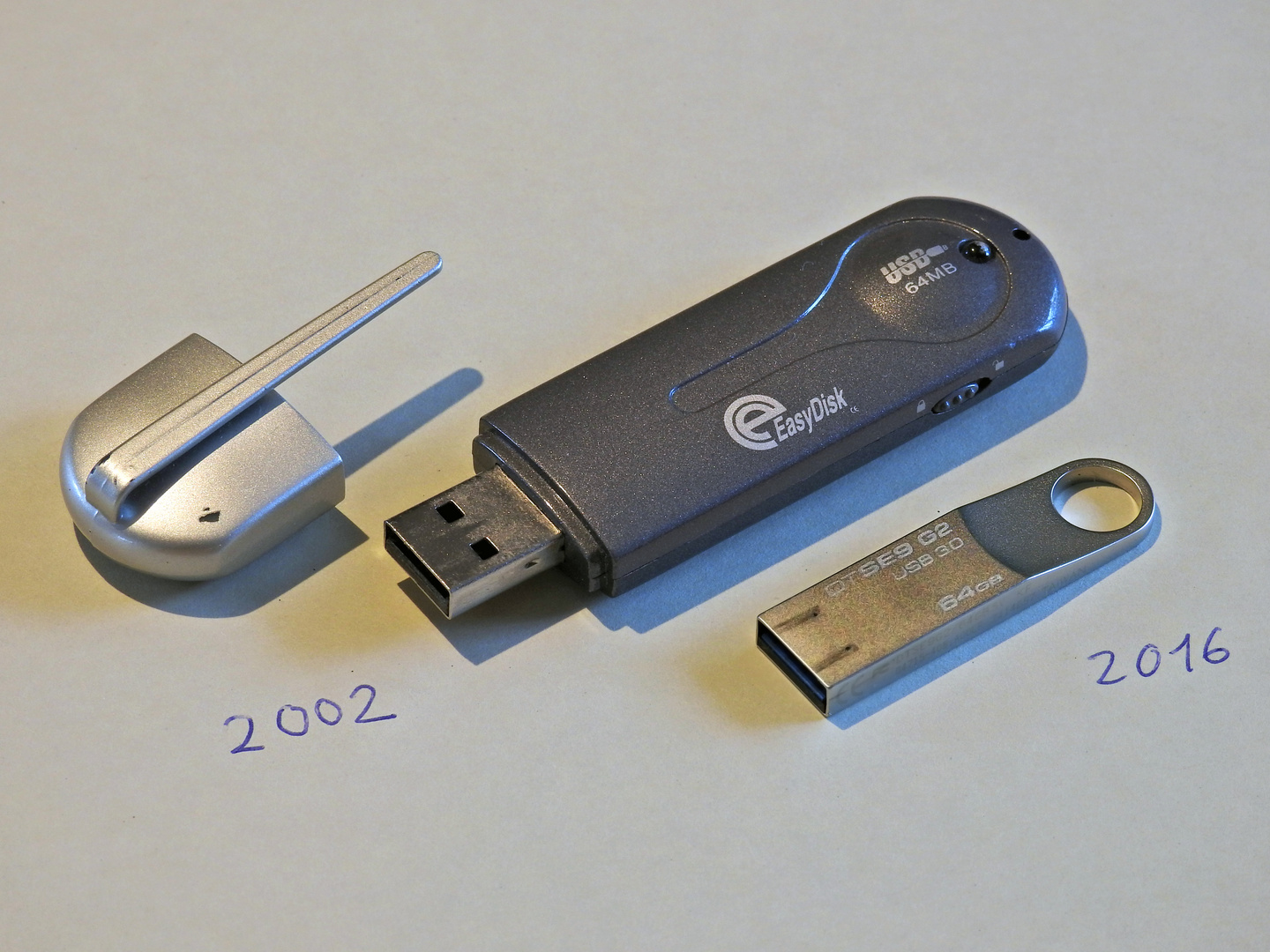 Technischer Fortschritt - USB-Speicher - Faktor 1000 !