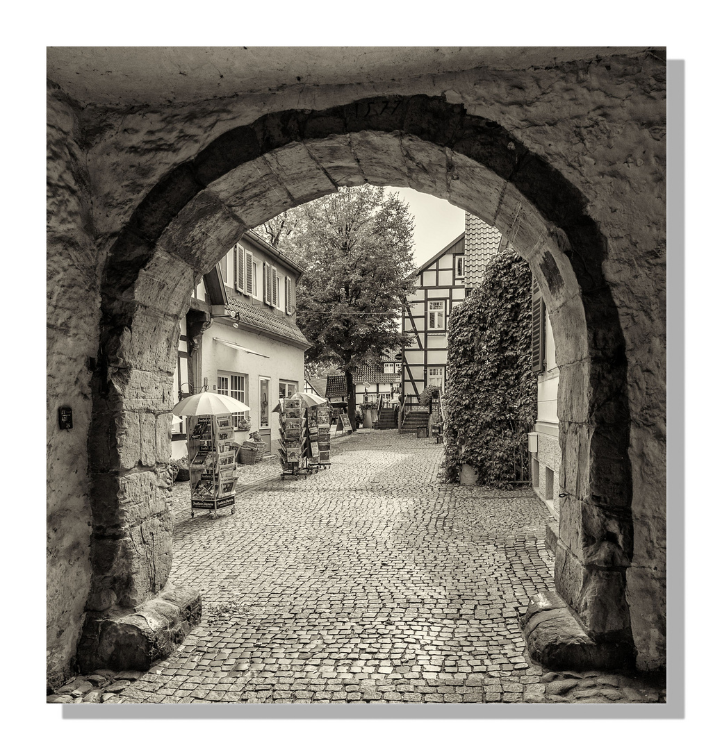 Tecklenburg - Blick durch das Tor