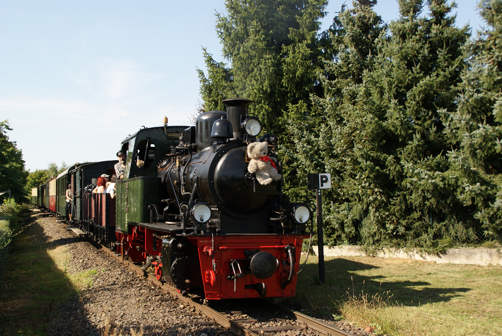 Teddy auf großer Fahrt