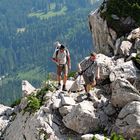 Teddy unterwegs am Klettersteig