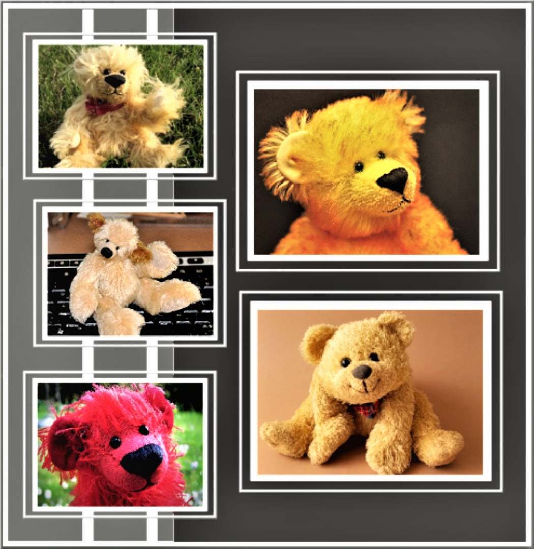 Teddybären - Collage