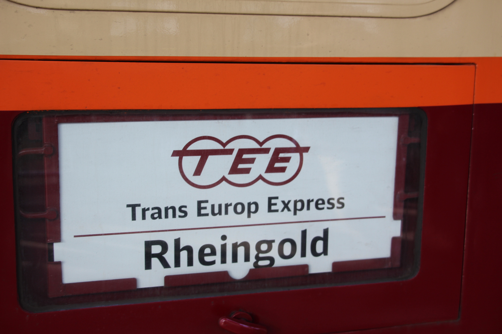 TEE - Rheingold - Schild