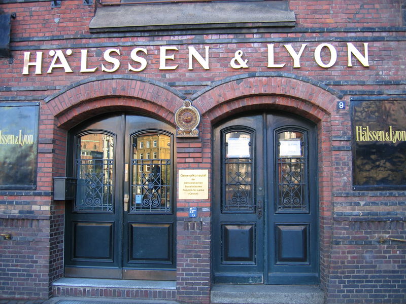 Teehändler in der Speicherstadt Hamburg