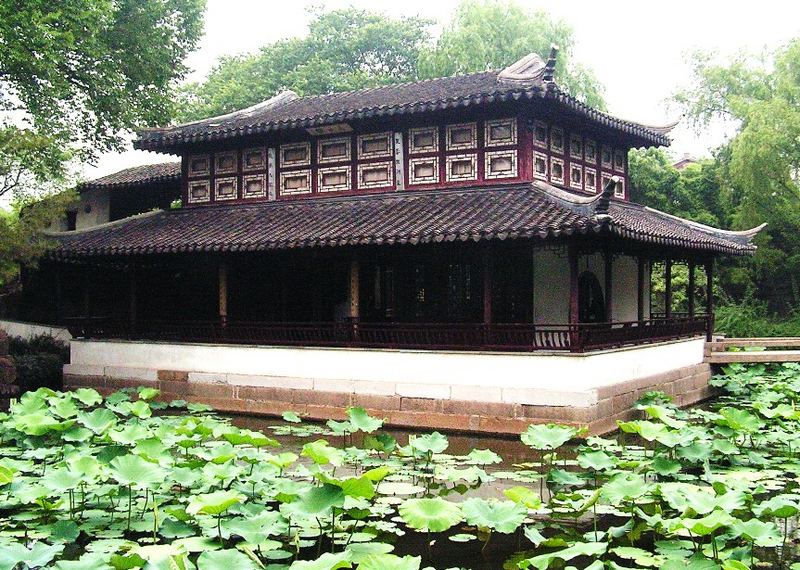 Teehaus im Humble Administrations Garden in Suzhou