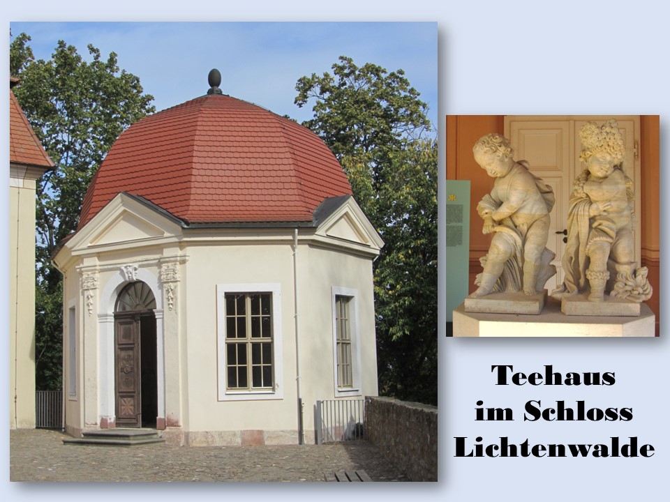 Teehaus im Schloss Lichtenwalde (Sachsen)