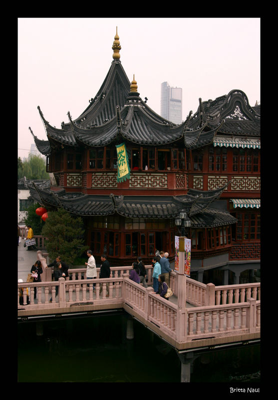 Teehaus im Yuyuan Garden