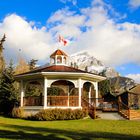 Teehaus in den Rocky Mountains