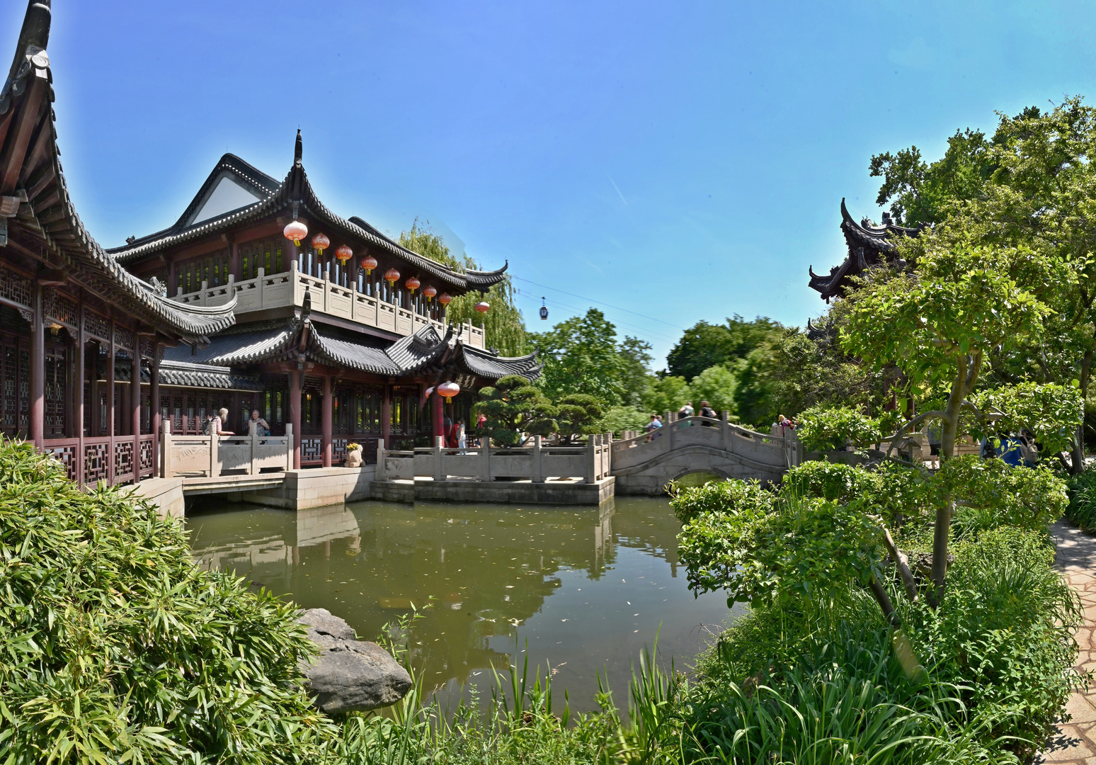 Teehaus mit Chinesischen Garten