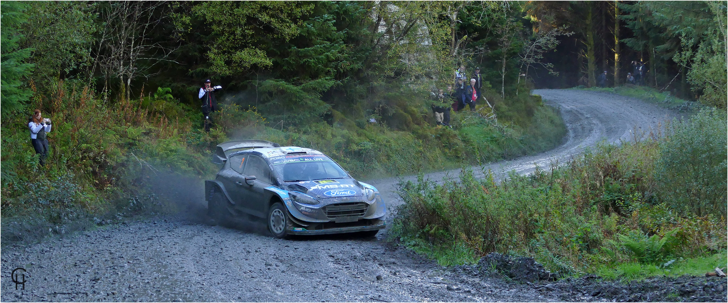 Teemu Suninen / Jarmo Lehtinen bei der 75. Wales Rally GB 2019 im Ford Fiesta WRC