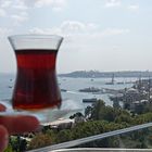 Teepause mit Blick auf den Bosporus