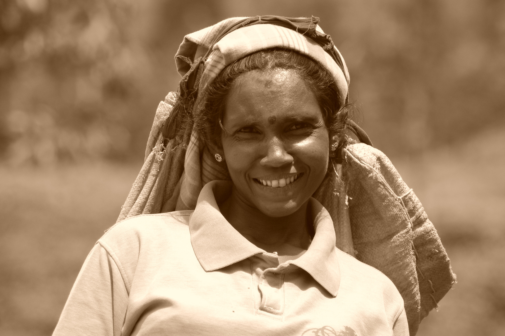 Teeplantage Arbeiterin - Sri Lanka