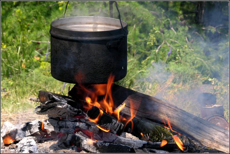 Teezeit am Baikal...