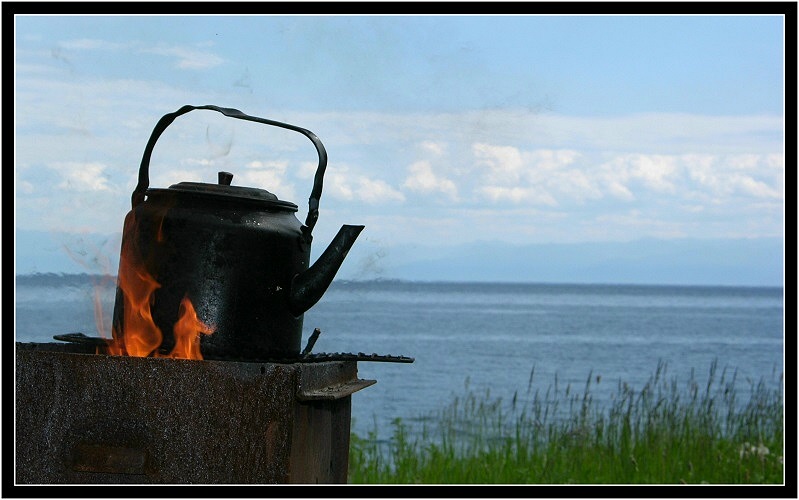 Teezeit am Baikal