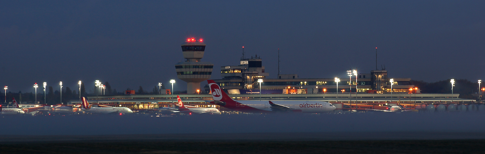 Tegel mit Nebel