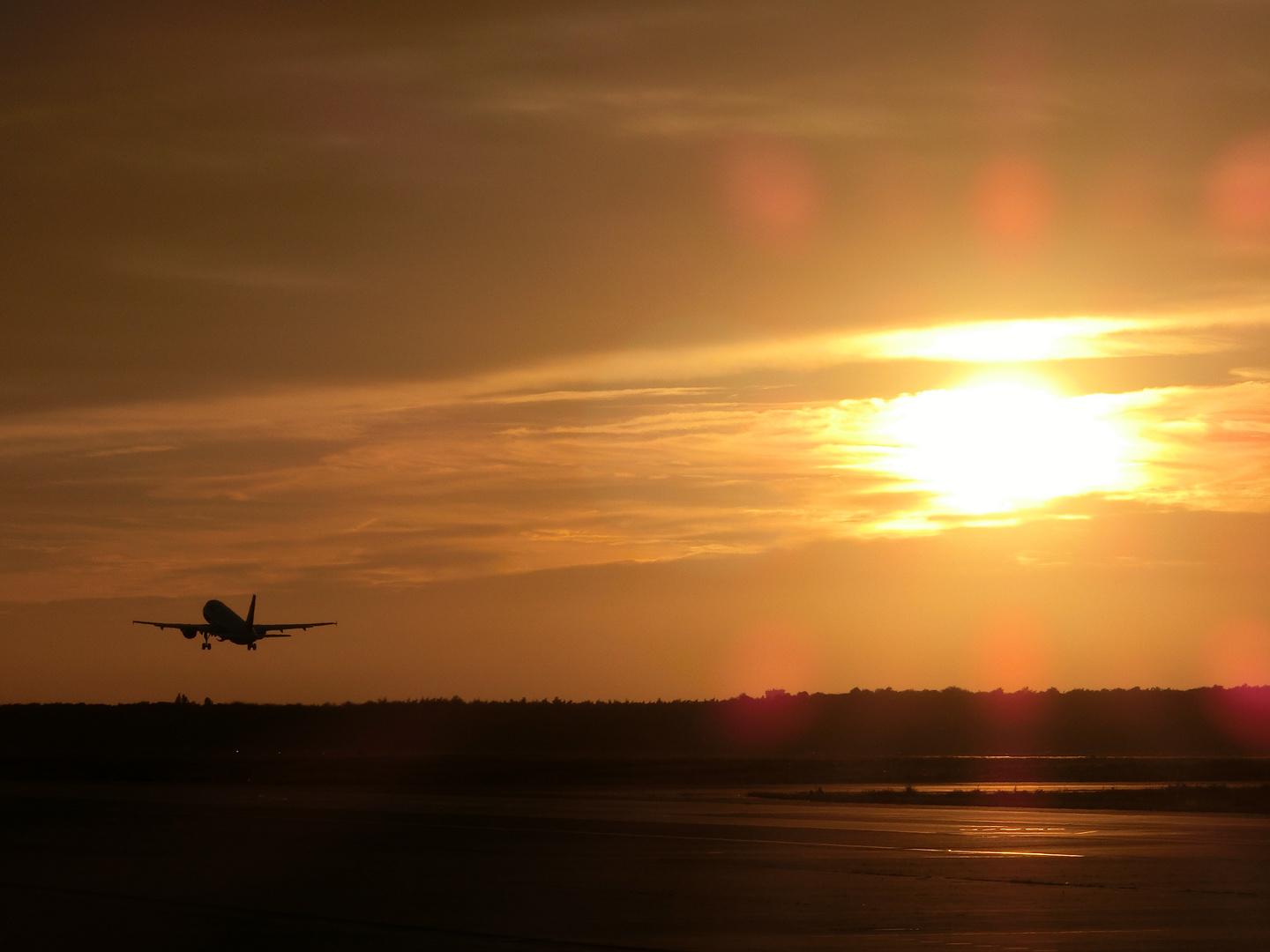 Tegel Sonnenuntergang