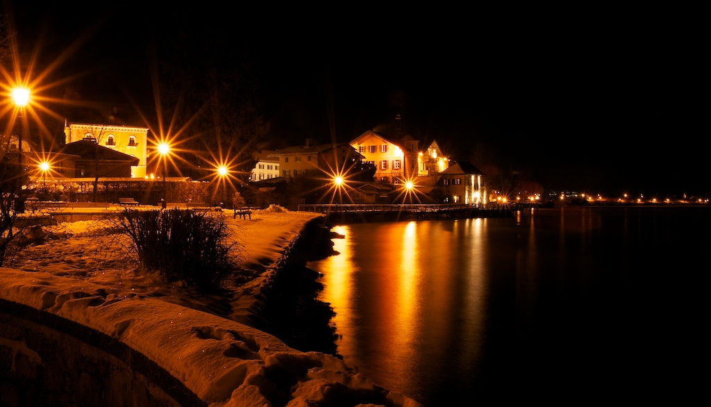 Tegernsee bei Nacht