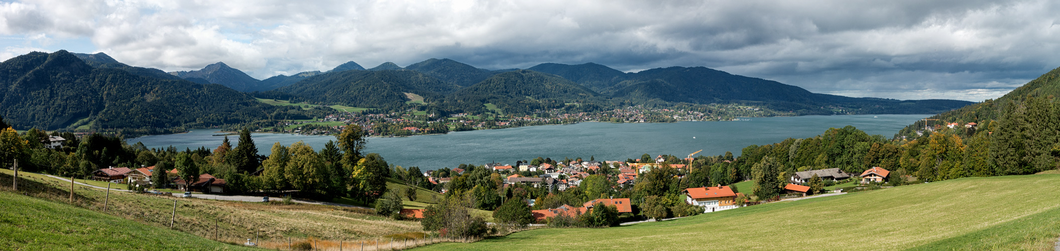 Tegernsee - es ziehen dunkle Wolken auf 