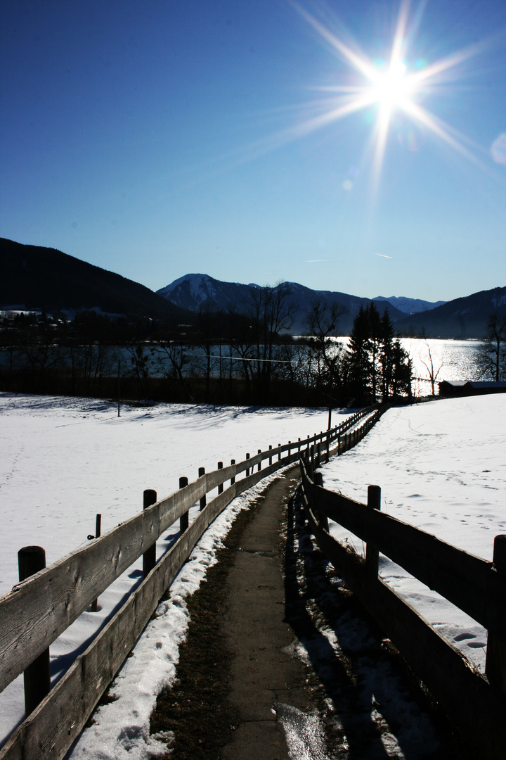 Tegernsee im Schnee 6