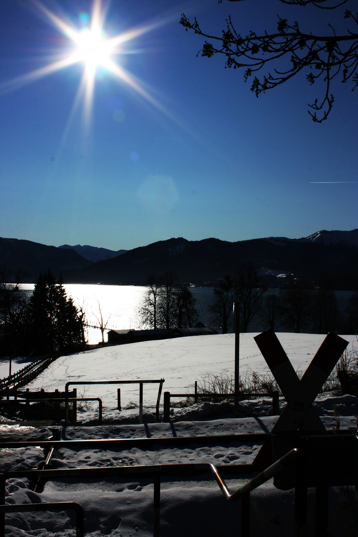 Tegernsee im Schnee 8