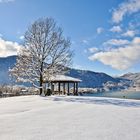 Tegernsee, kleines Paraplui an der Point