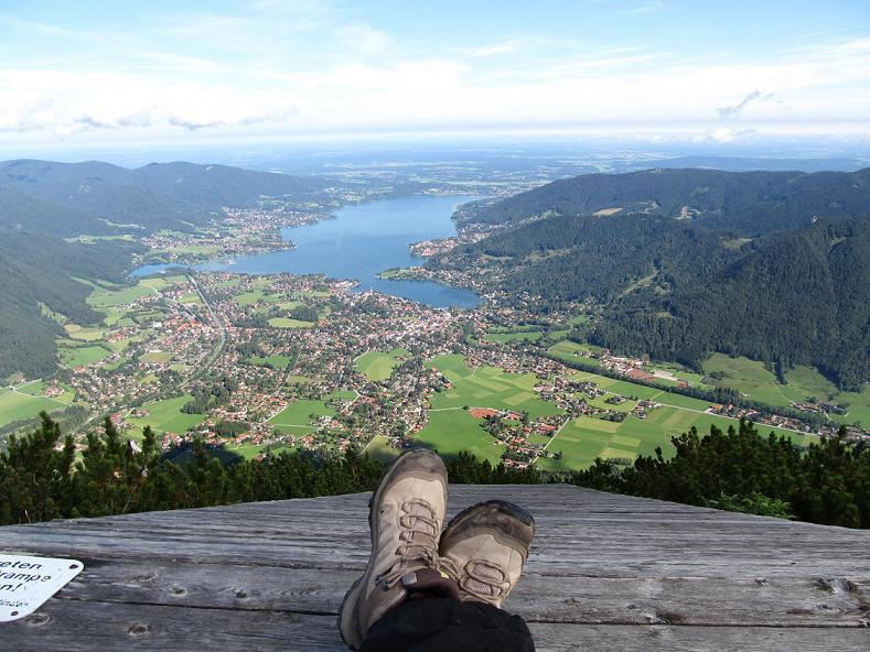 Tegernsee vom Wallberg aus