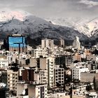 Tehran Snow Panorama