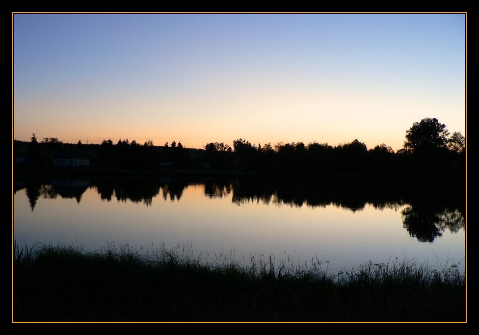 Teich am Abend