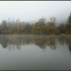 Teich im Nebel