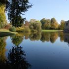 Teich vor der Friedenskirche im Schlosspark Sanssouci