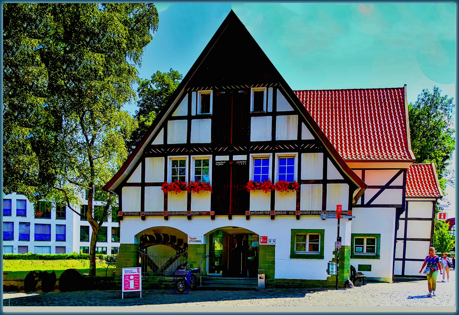 Teichsmühle in Soest am Großen Teich ...