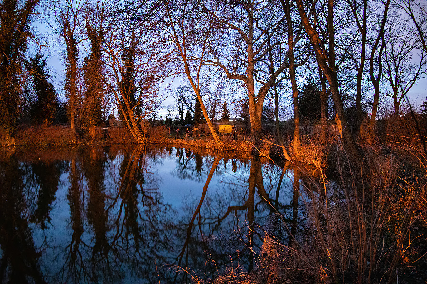 Teichspiegelnachtfotografierer...