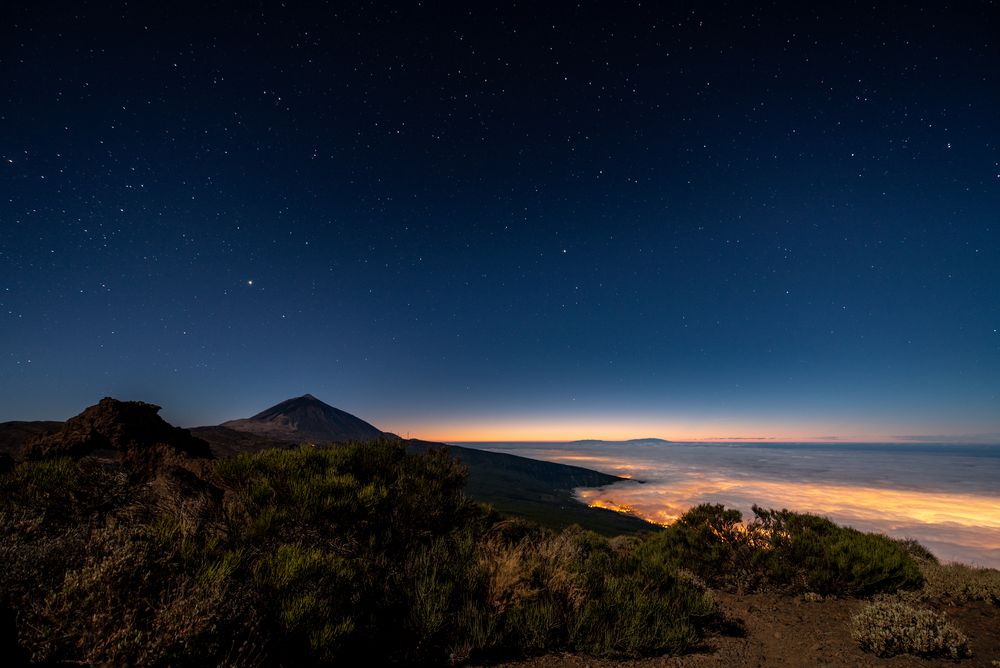 Teide at Night Foto & Bild | europe, canary islands die kanaren, spain