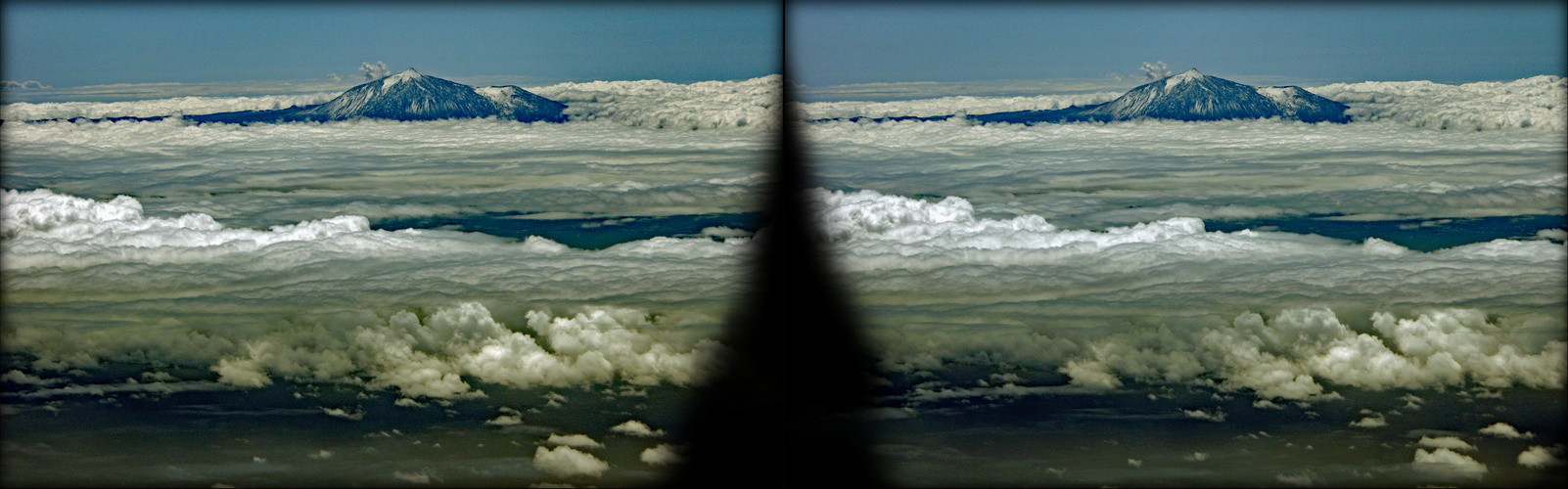  Teide aus Flugzeug  (3D-X-View Hyperstereo)