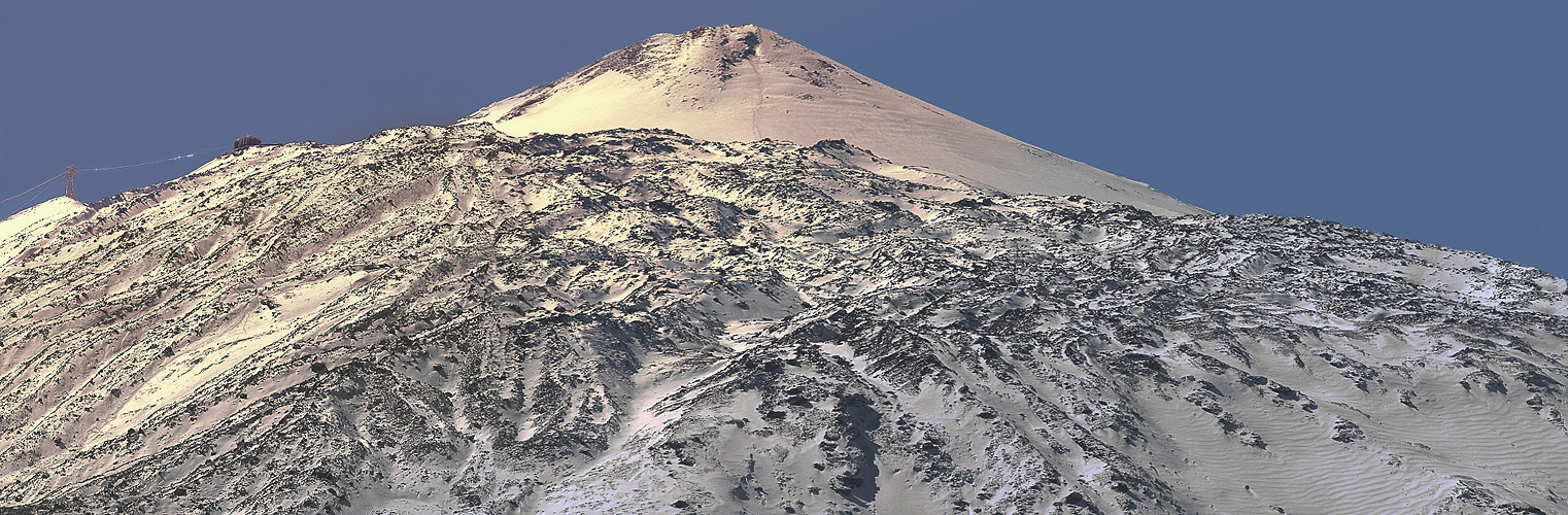 Teide Bergmassiv - der letzte Schneetag dieser Saison