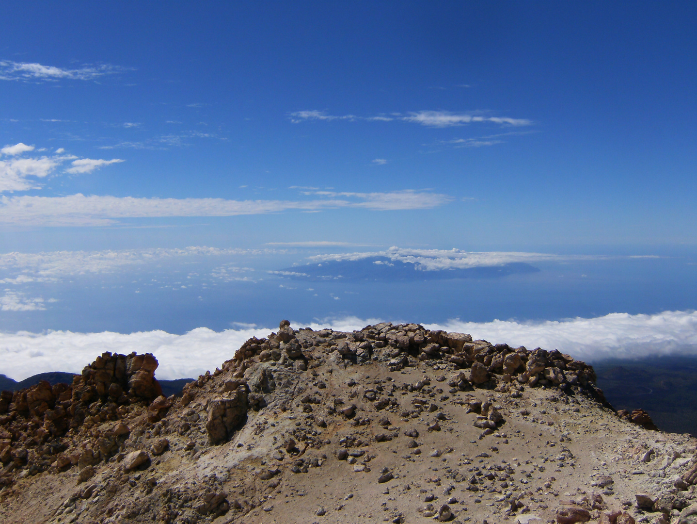 Teide, Blick nach Gomera