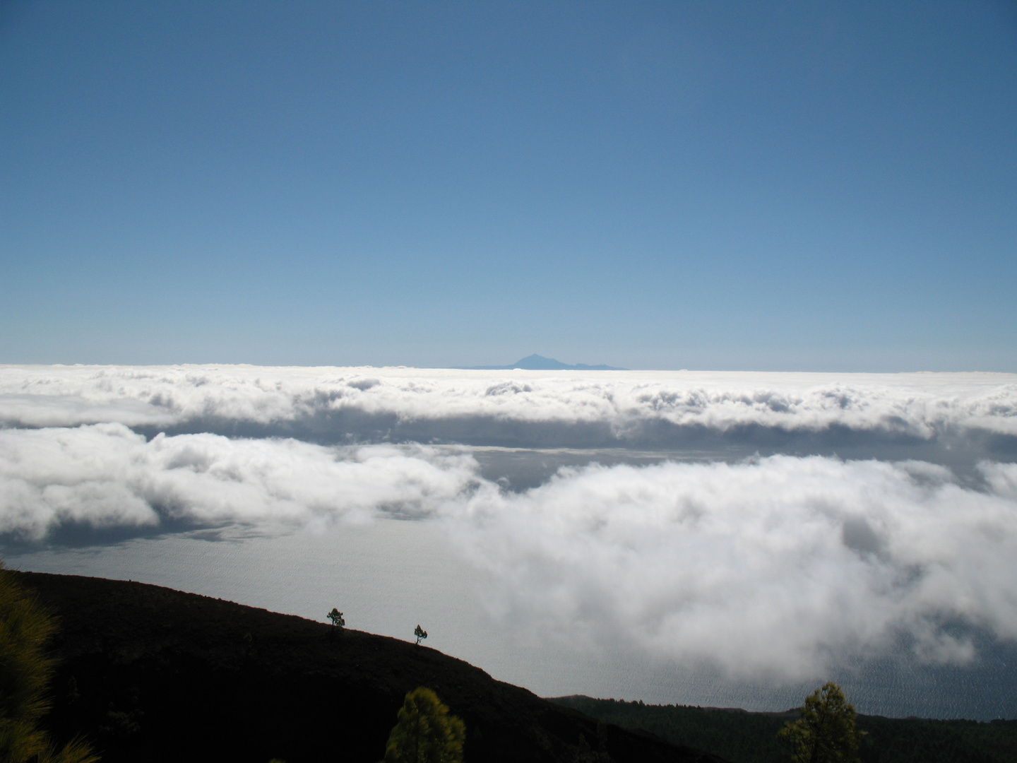 Teide gesehen von La Palma