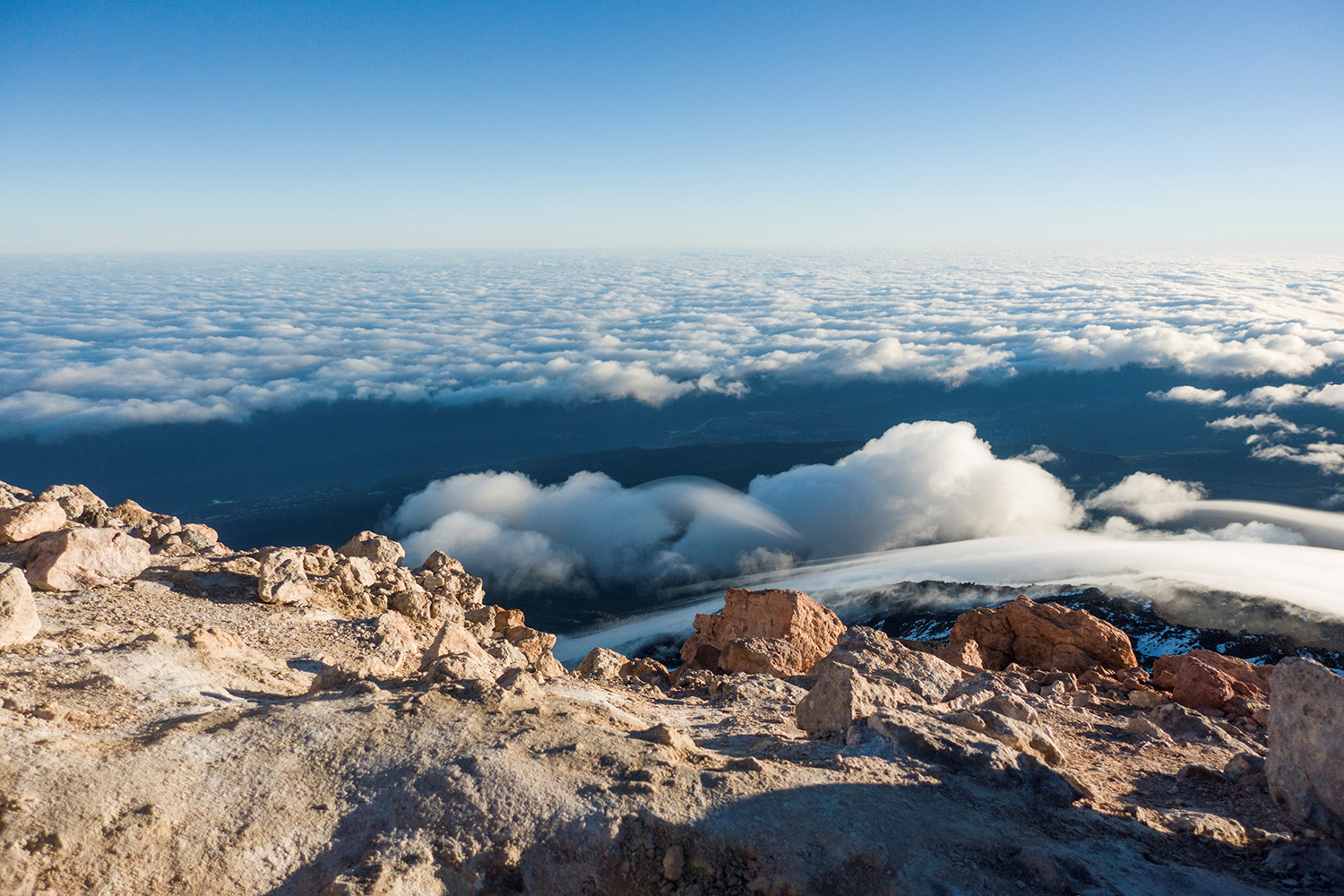 Teide-Gipfel Ausblick