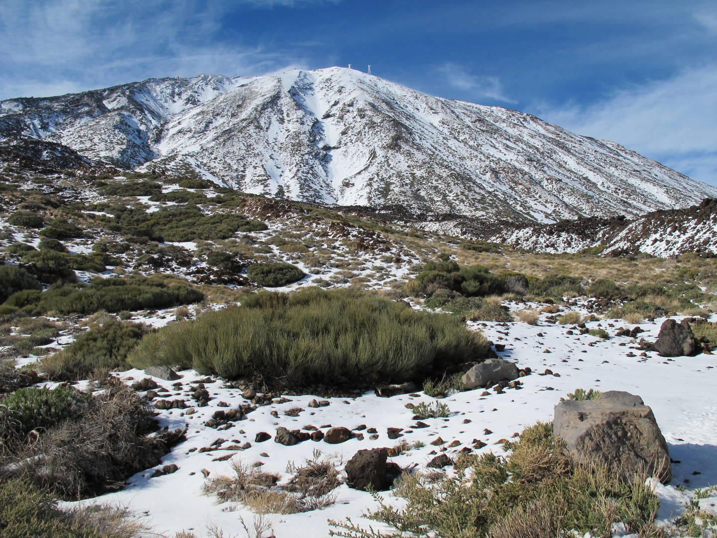 Teide im Schnee