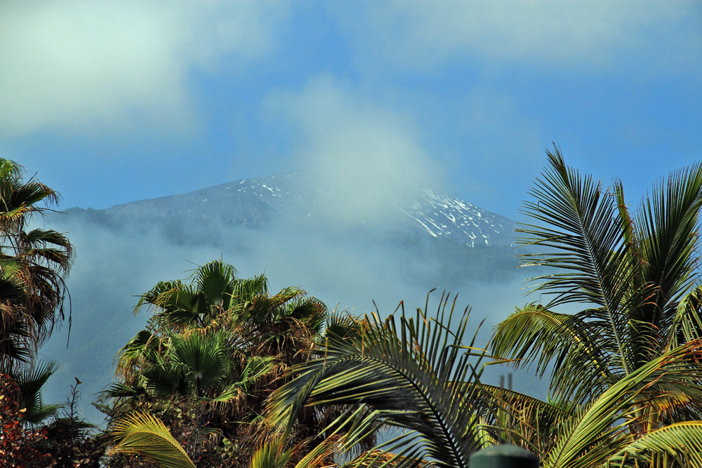 Teide in Wolken