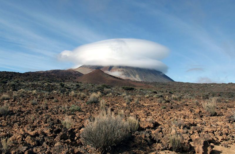 Teide mit Mütze