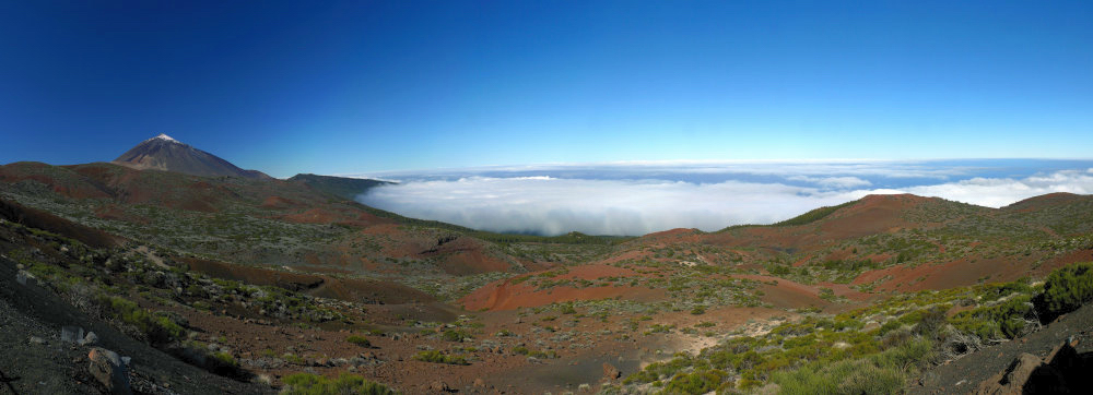 Teide mit Passat - Wolken
