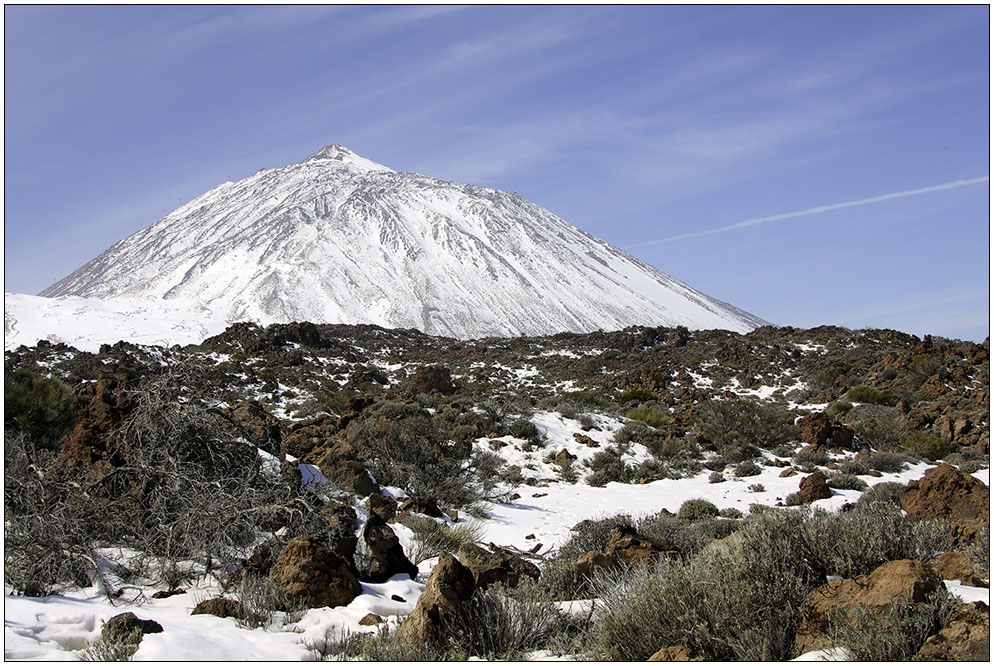 Teide mit viel Schnee