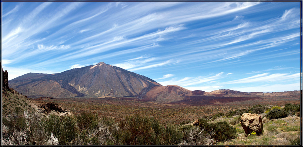 Teide mit Wolkenformation