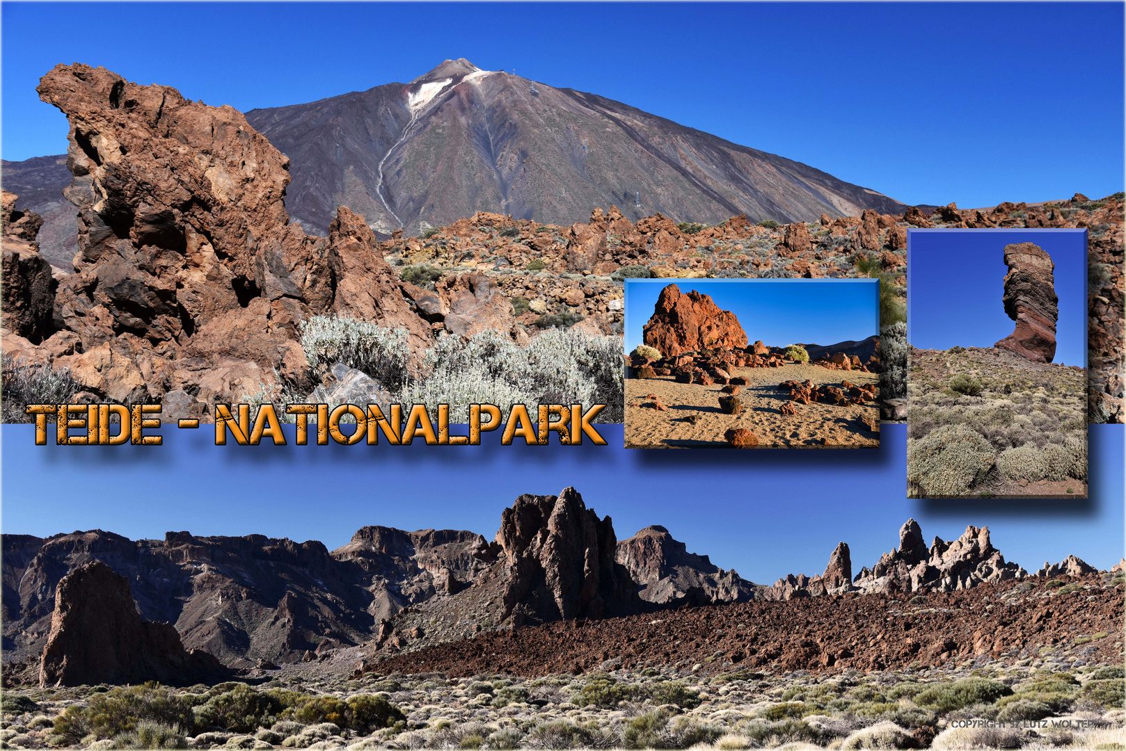 Teide - Nationalpark - Collage