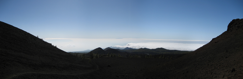 Teide Nationalpark mit Blick nach La Gomera