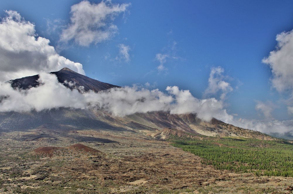 Teide Nordseite in HDR