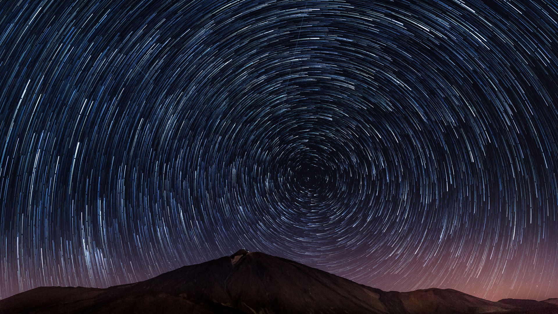 Teide Star Trails