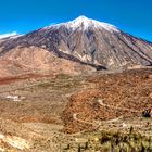 Teide und Felsgruppe Piedras Amarillas - Teneriffa