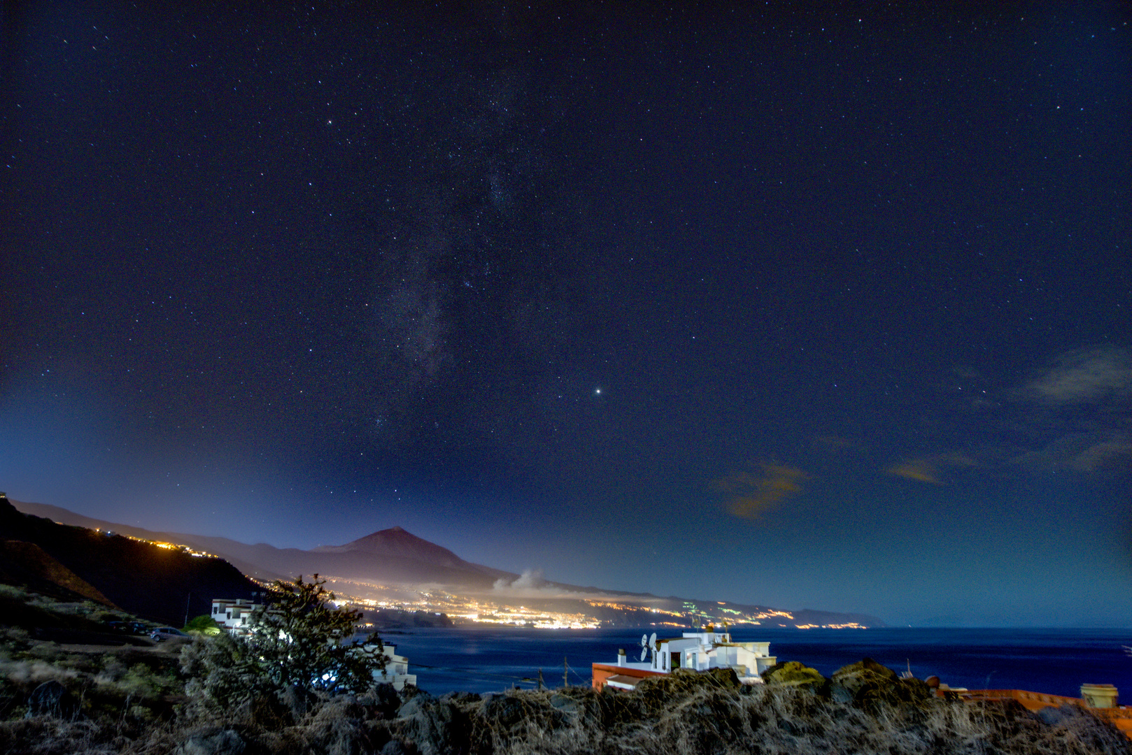 Teide und Milchstraße mit Jupiter - Teneriffa